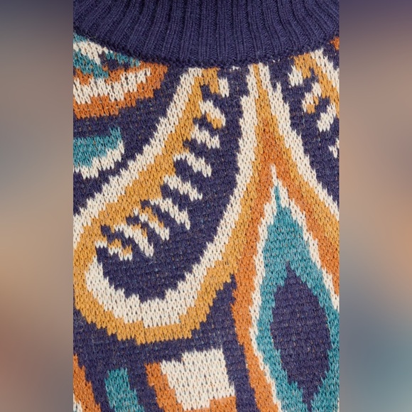 FARM Rio Pineapple IKAT Knit Dress Size L $220 - Picture 4 of 8